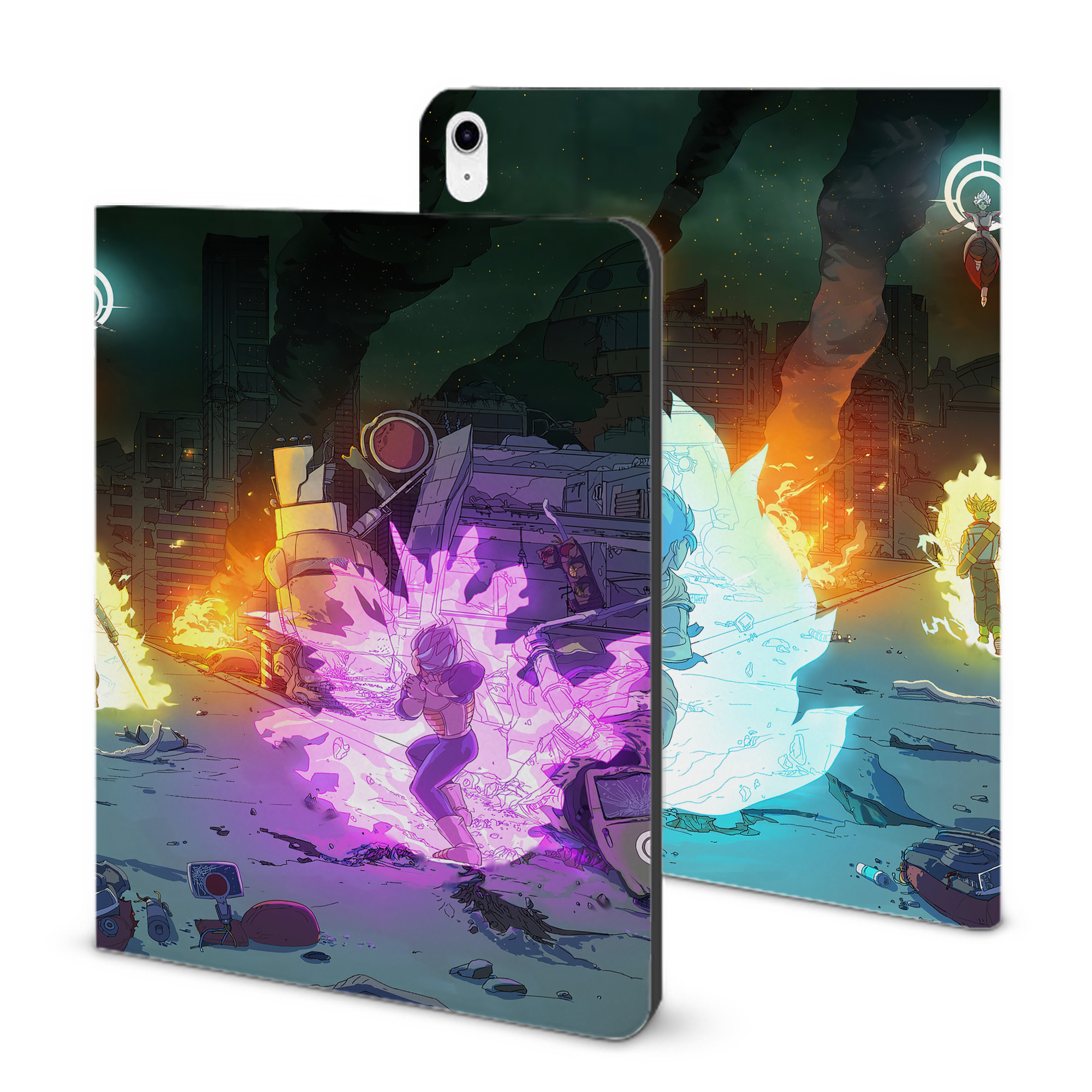 （画像用） ドラゴンボール DRAGON BALL IPad ケース ブック型 PUレザー TPU 耐衝撃 軽量 薄型 ペン収納なし 全面保護 IPad 各モデル対応